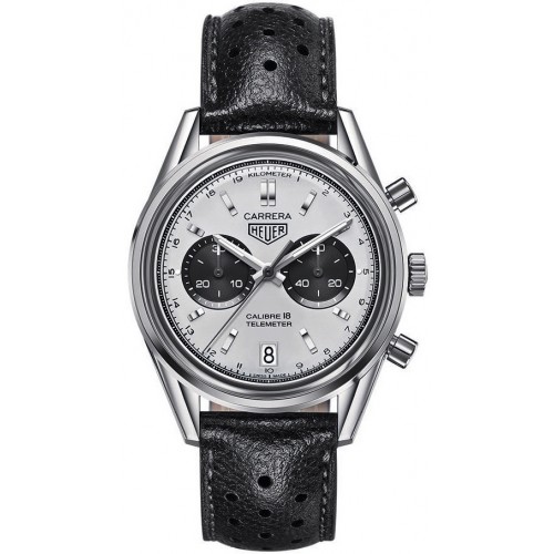 Tag Heuer Carrera Calibre 18 Sunray Silver Dial Men's Watch CAR221A-FC6353